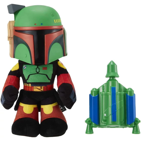 Star Wars Boba Fett "Voice Cloner" hangváltó plüss figura 30 cm