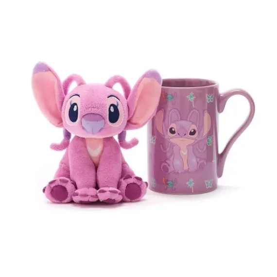 Disney Lilo és Stitch / Angel bögre + plüss 487 ml