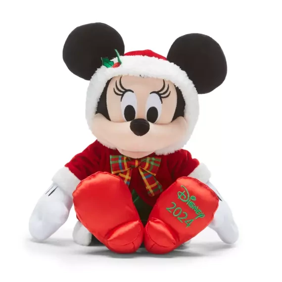 Disney Minnie egér "2024" Karácsonyi plüss figura 43 cm