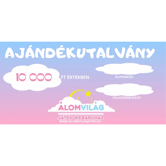 Ajándékutalvány 10 000.- forint értékben 