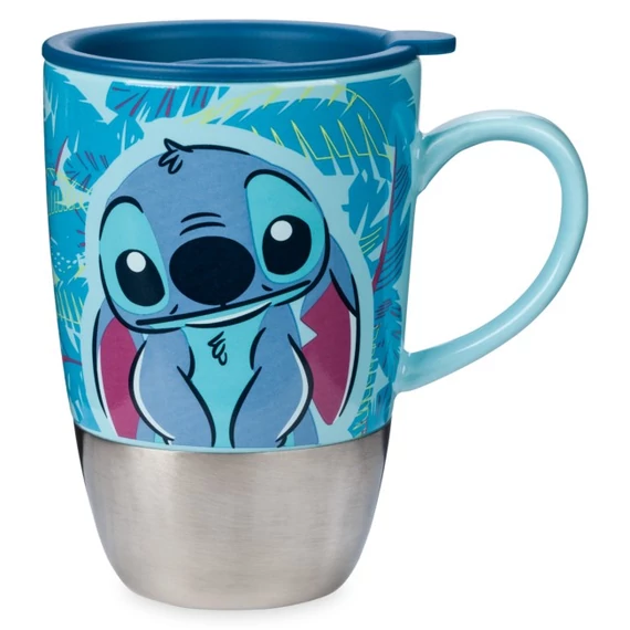 Disney Lilo és Stitch / Stitch bögre levehető tetővel 425 ml