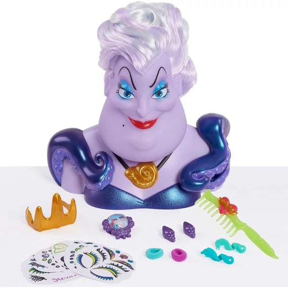Disney A kis hableány / Ursula  hajformázó babafej 16 darabos