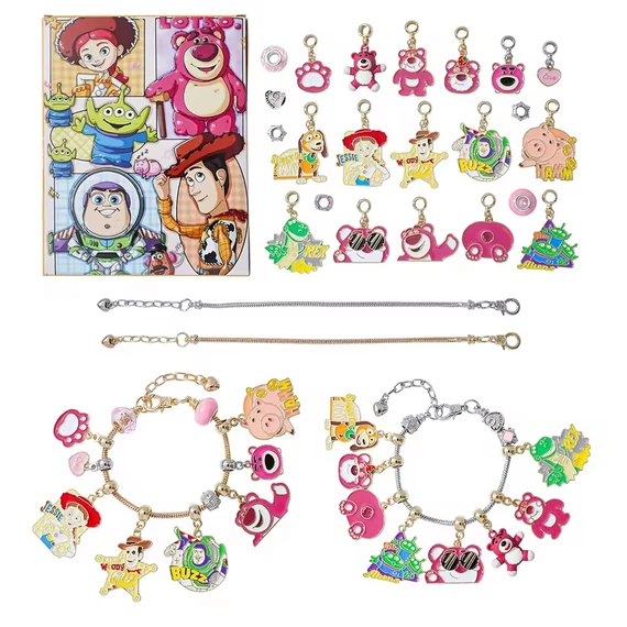 Disney Toy Story karrakteres ékszer naptár szett 24 darabos