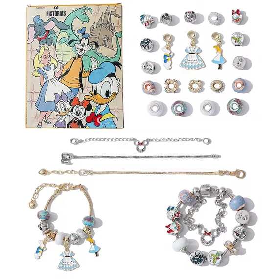 Disney Alice Csodaországban karrakteres ékszer naptár szett 24 darabos