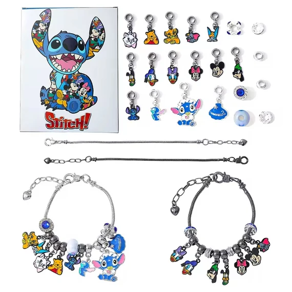 Disney Lilo és Stitch ékszer naptár szett 24 darabos (karrakteres)