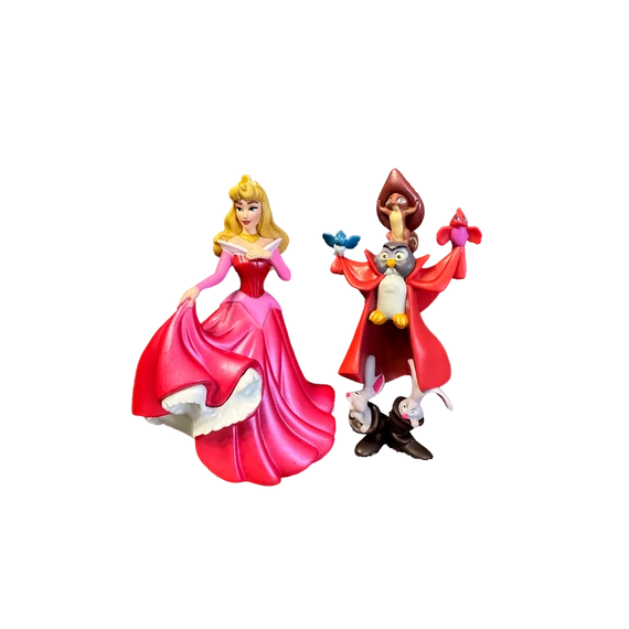 Disney Csipkerózsika hercegnő és barátja figura szett