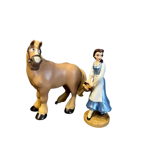 Disney Szépség és Szörnyeteg Belle hercegnő és barátja figura 
