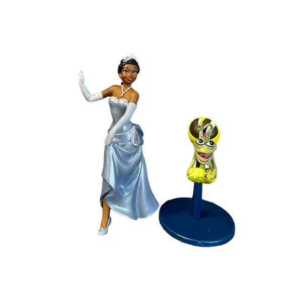 Disney Hercegnő és a béka Tiana hercegnő és barátja figura 