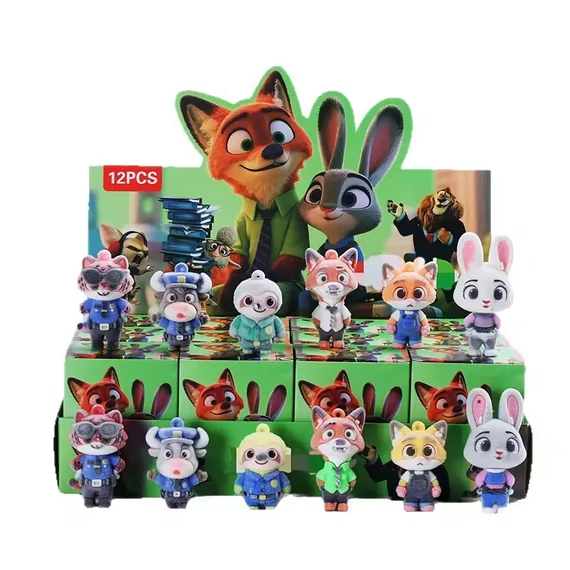 Disney Zootropolis – Állati nagy balhé "zsákbamacska" plüssös kis figura akasztóval 