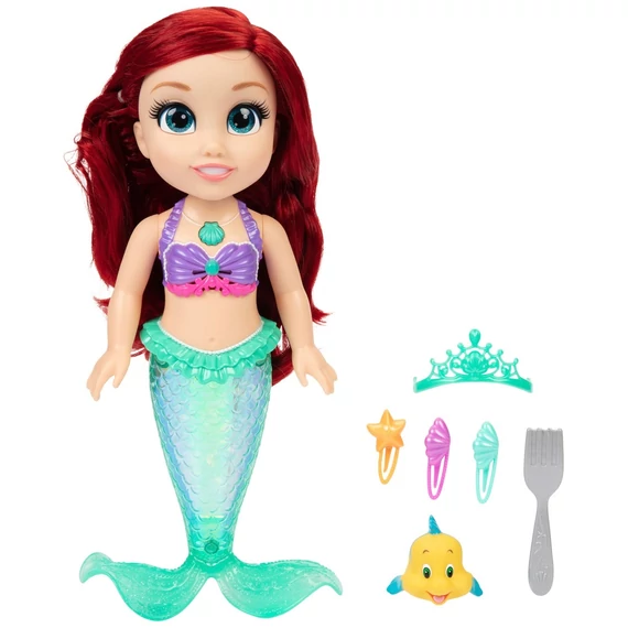 Disney Ariel hercegnő éneklő/beszélő/világító baba kiegészítőkkel 38 cm