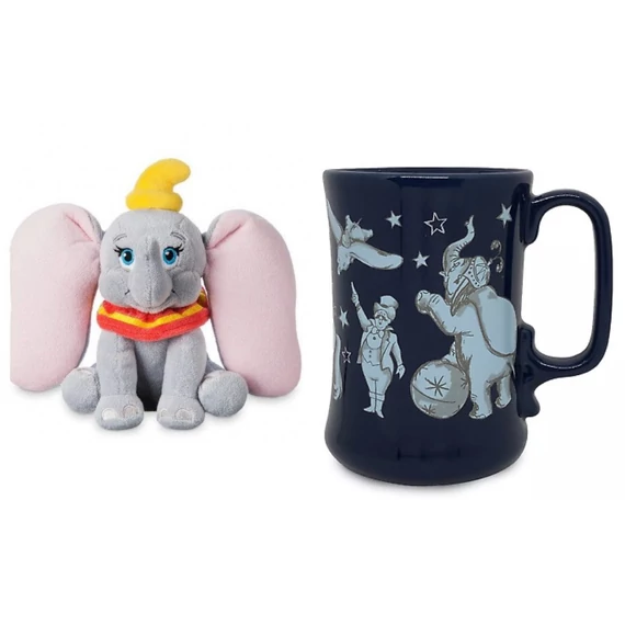 Disney Dumbó 80. évfordulós bögre+plüss 400 ml / 20 cm