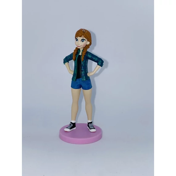 Disney Rontó Ralph mese ihlette "Laza" kényelmes ruhás Jégvarázs Anna hercegnő figura 10 cm