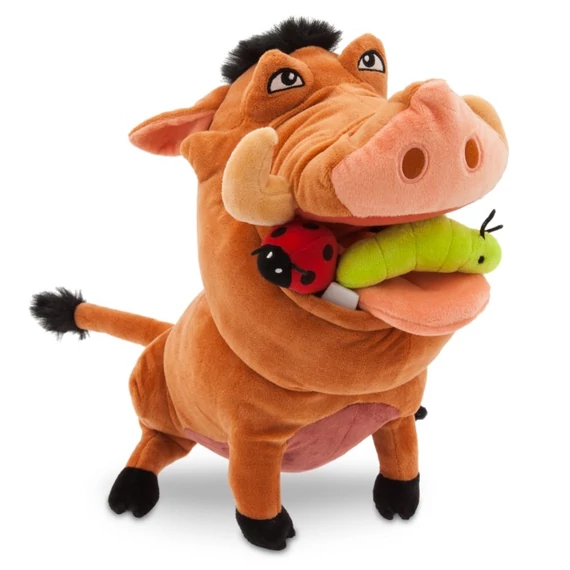 Disney Az oroszlánkirály / Pumbaa nagy plüss figura 35 cm