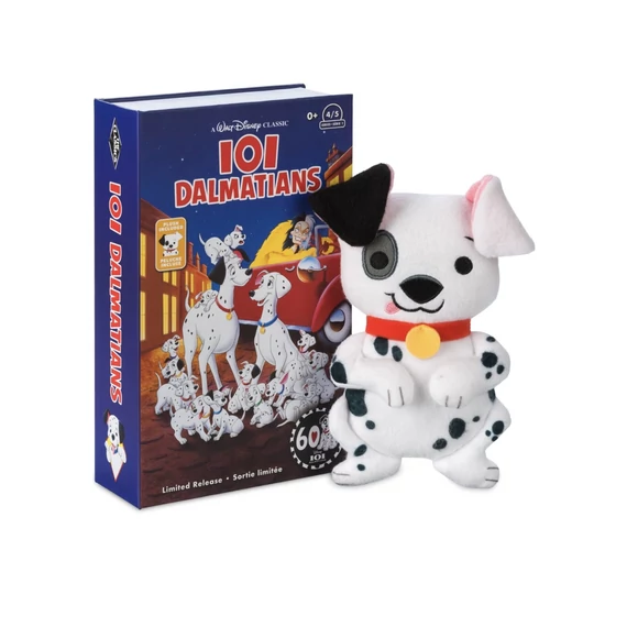 Disney 101 kiskutya VHS kazetta tokba bujtatott dalmata plüss