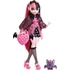 Kép 1/6 - Monster High baba, Draculaura kiegészítőkkel és kisállat denevérrel