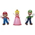 Kép 2/4 - Super Mario és barátai 3 darabos figura szett 10 cm