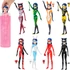 Kép 4/6 - Miraculouse / Katicabogár "Magic Heroez Reveal Colour 1/8" meglepetés / színváltó baba 26 cm