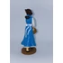 Kép 3/3 - Disney Belle hercegnő  figura 10 cm (kék csillogó ruhás)