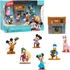 Kép 1/5 - Disney Mickey és barátai Karácsonyi figura szett kandallóval 7 darabos  