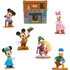 Kép 3/5 - Disney Mickey és barátai Karácsonyi figura szett kandallóval 7 darabos  